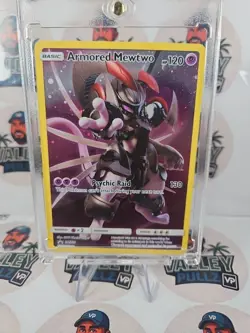 Pokemon TCG Armored Mewtwo Holo Rare Black Star Promo Card SM228 - Image 1