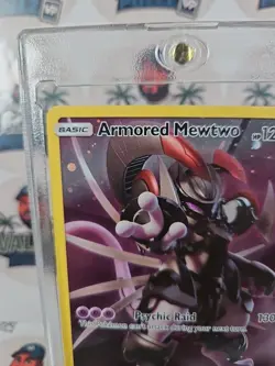 Pokemon TCG Armored Mewtwo Holo Rare Black Star Promo Card SM228 - Image 3