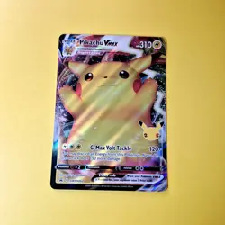 Pikachu VMAX SWSH062 Pokemon Card Tcg Celebrations Black Star Promo Full Art - Image 1