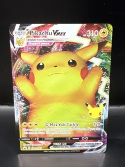 Pokemon Celebrations Pikachu VMAX SWSH062 Black Star Promo Full Art - Image 2