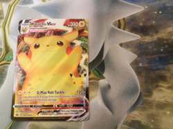 Pikachu VMAX swsh062 Full Art Black Star Promo Pokemon Celebrations - Image 1