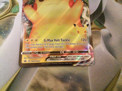 Pikachu VMAX swsh062 Full Art Black Star Promo Pokemon Celebrations - Image 3