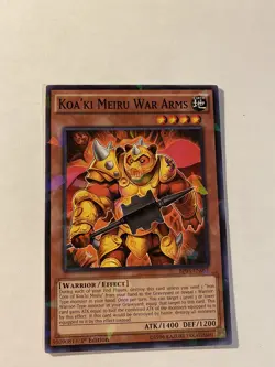 Koa'ki Meiru War Arms BP03-EN061 YuGiOh! Yu Gi Oh! Foil Holo Shatterfoil Rare - Image 2