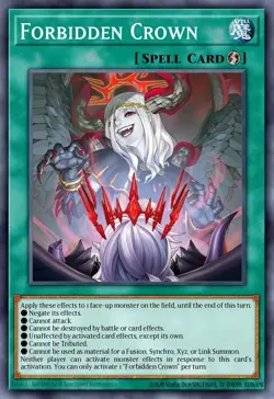 Yu-Gi-Oh! Forbidden Crown BPRO-EN067 1st Edition Secret Rare Preorder - Image 1