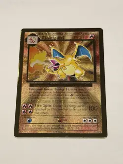 Charizard Celebrations Metal Card Gold 4/102 Promo Pokemon Card TCG NM/Mint - Image 1