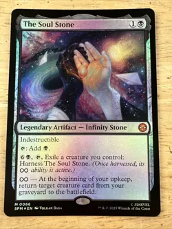 Magic The Gathering Marvel's Spiderman The Soul Stone 0066 FOIL - Image 1
