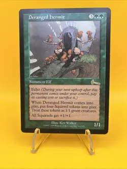MTG x1 Deranged Hermit (Urza's Legacy, ULG) Rare (LP) - Image 1