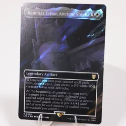 Rammas Echor, Ancient Shield Borderless Surge Foil 549 LoTR MTG NM See Video - Image 3