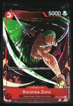 Roronoa Zoro (Gift Collection 2023) One Piece Promotion Cards #ST01-013 - Image 1