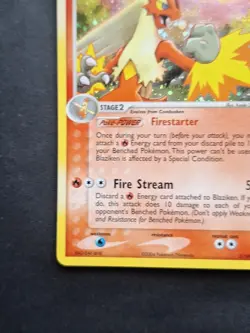 Pokemon TCG Blaziken Holo Card 3/109 Ruby and Sapphire Edition - Image 3