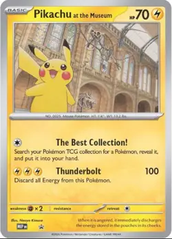 Pokemon Pikachu At The Museum Jumbo Pokemon Card UK EXCLUSIVE ships Tuesday 3rd - Image 3