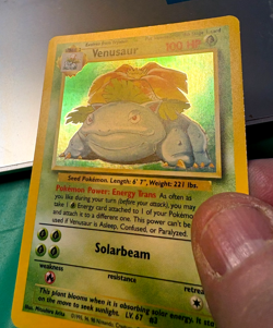 Pokemon Base Set Venusaur 15/102 Holo Base Set MP Pokemon Card - Image 3