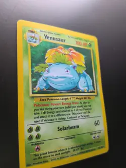1999 Vintage Venusaur Holo 15/102 Pokemon Card TCG Base Set - MP - Image 3