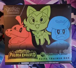 Paldea Evolved Pokemon Center Elite Trainer Box - Sealed - ETB - Pokemon TCG - Image 1