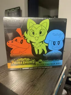 Pokemon Center Exclusive - Paldea Evolved Elite Trainer Box - Sealed ETB - Image 1