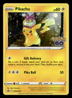 Pikachu - Promo Holo SWSH: Sword & Shield Promo Cards SWSH234 LP Pokemon TCG - Image 1