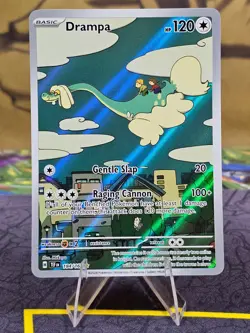 Pokemon TCG Drampa 184/162 SV05: Temporal Forces Illustration Rare Holo NM - Image 1