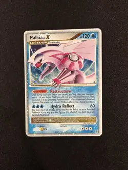 Pokemon Palkia LV x DP18 Holo Black Star Diamond & Pearl Promo Card 2008 - Image 1