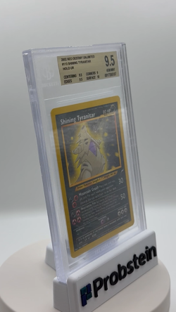2002 Pokemon Neo Destiny #113 Shining Tyranitar Holo R BGS 9.5 GEM MINT - Image 2