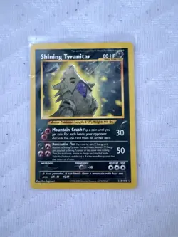 Pokemon Neo Destiny Shining Tyranitar Holo Card 113/105 Rare - Image 2