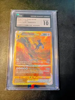 CGC 10 Gem Mint Origin Forme Dialga VSTAR GG68/GG70 Crown Zenith Pokemon TCG - Image 1