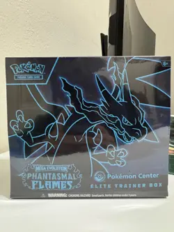 Phantasmal Flames Pokemon Center Exclusive Elite Trainer Box ETB SEALED - Image 1