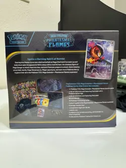 Phantasmal Flames Pokemon Center Exclusive Elite Trainer Box ETB SEALED - Image 4