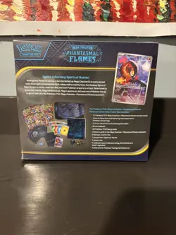 Phantasmal Flames Pokemon Center Elite Trainer Box Exclusive ETB Factory Sealed - Image 4