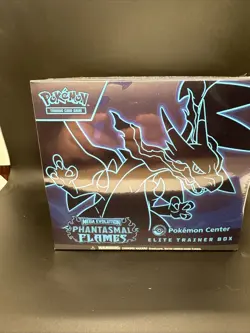 Phantasmal Flames Pokemon Center Elite Trainer Box Exclusive ETB Factory Sealed - Image 1