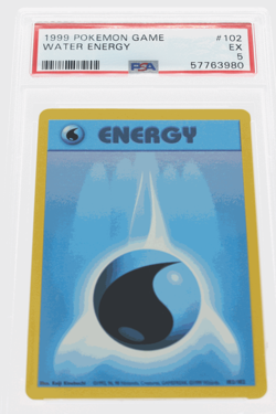 PSA 5 EXCELLENT 1999 Pokemon Game Base #102 Water Energy !!! - Image 1