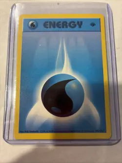 1999 POKEMON GAME 102 WATER ENERGY 1ST EDITION Mint - Image 1