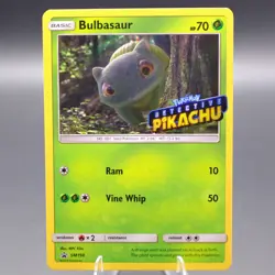 Bulbasaur - (Detective Pikachu Stamped) SM198 Promo SM Promos Pokemon TCG NM - Image 1