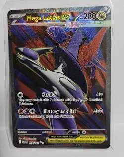 MEGA LATIAS EX 2025 POKEMON MEGA EVOLUTION ULTRA RARE 163/132 - Image 1