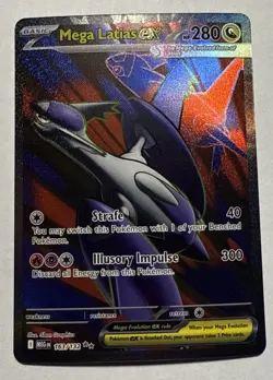 2025 Pokemon Mega Evolution Latias ex Ultra Rare #163/132 Near Mint - Image 1