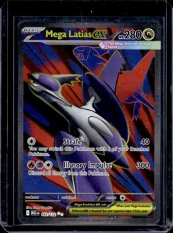 2025 Pokemon Mega Evolution Latias ex Ultra Rare #163/132 - Image 1