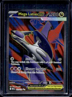 2025 Pokemon Mega Evolution Latias ex Ultra Rare #163/132 - Image 1