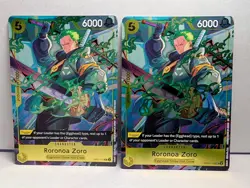 One Piece TCG | Roronoa Zoro | One Piece Day Dallas 2025 x 2 | Promo | NM - Image 1