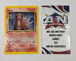 Pokemon Entei 06/64 1st Edition Neo Revelation Holo- MP - Image 1