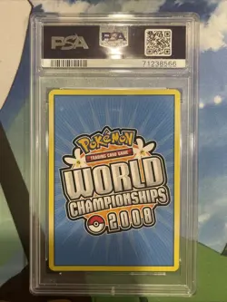 2008 POKEMON WORLD CHAMPIONSHIPS PROMO PSYCHIC LOCK #101 JOLTEON-GOLD STAR PSA 9 - Image 2