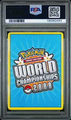 2008 POKEMON WORLD CHAMPIONSHIPS PROMO PSYCHIC LOCK #101 JOLTEON-GOLD STAR PSA 4 - Image 2