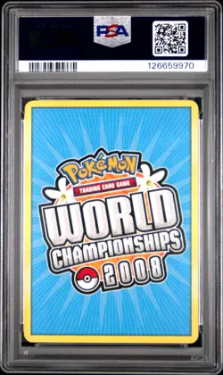2008 POKEMON WORLD CHAMPIONSHIPS PROMO PSYCHIC LOCK #131 GARDEVOIR LV.X PSA 7 - Image 2