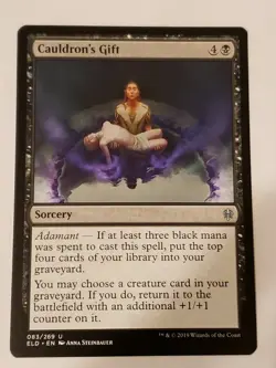 Cauldrons Gift Throne of Eldraine Mtg Card Mint Condition - Image 1
