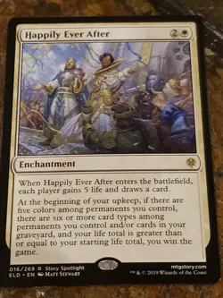 Happily ever after Throne of Eldraine Mtg Card - Image 1