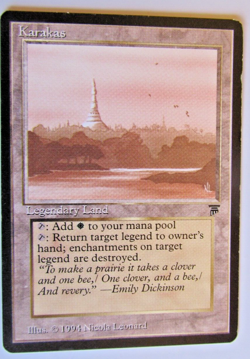 Magic The Gathering - Karakas Card - Legends - Image 1