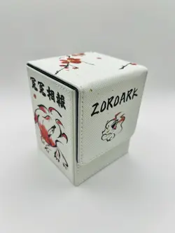 Pokemon Card Deck Box Japanese Cherry Blossom Hisuian Zoroark TCG Fits 100 Cards - Image 1