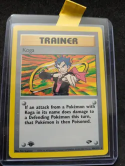 Pokemon Card Koga Gym Challenge 1st Edition Rare 106/132 Near Mint - Image 1