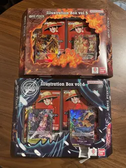 ONE PIECE Illustration Box Vol 5 & Vol 6 NEW PRB-02 OP-13 Bundle TCG - Image 1