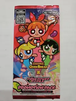 Cookie Run Oven Break X Power Puff Girls Promo Card Prize Pack Sealed English - Image 1