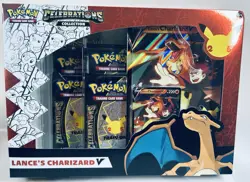 Pokemon TCG: Celebrations Collection Box Lance's Charizard V - New Sealed - Image 1