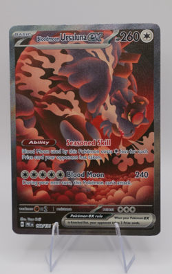 Bloodmoon Ursaluna ex SIR Holo 168/131 Pokemon SV: Prismatic Evolutions - Image 1